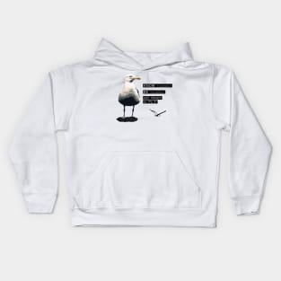 Seagull - Philosophy of LIFE Kids Hoodie